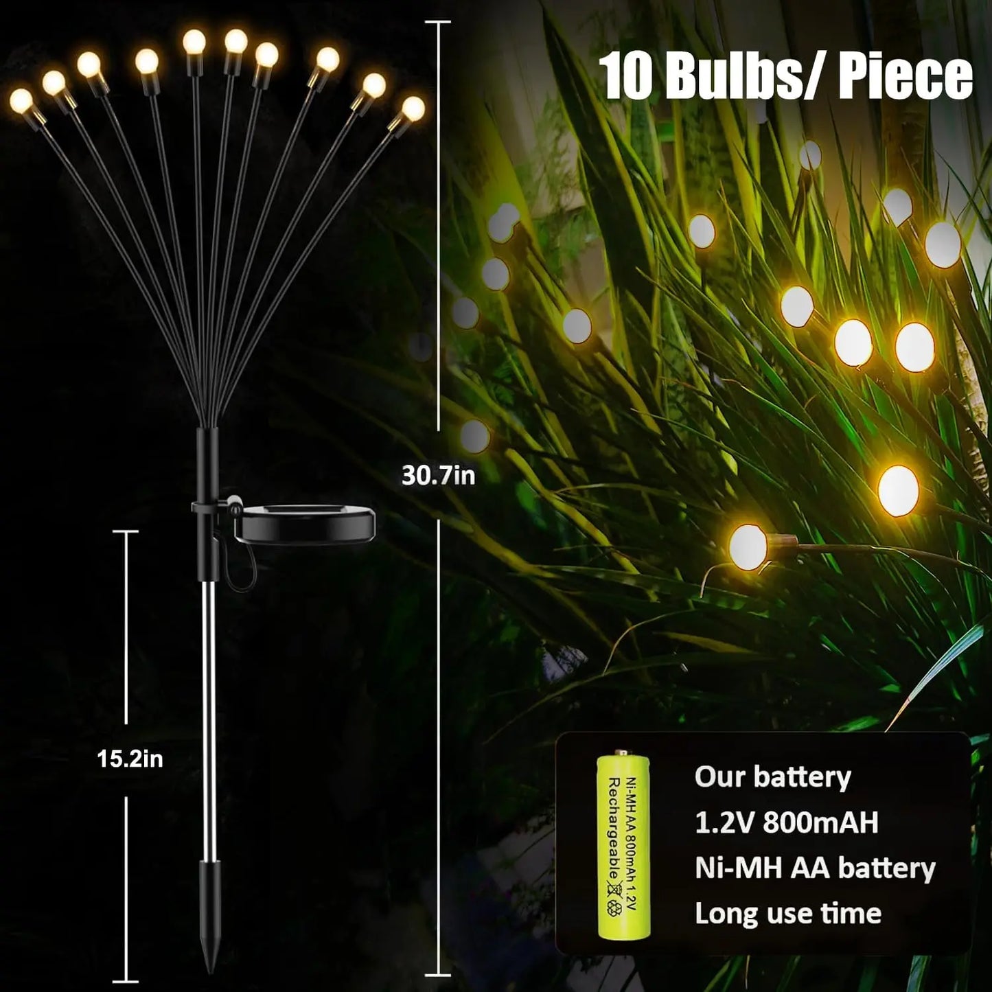 Solar Firefly Garden Lights β Waterproof & Vibrant Outdoor Decoration (New 2025 Upgrade)