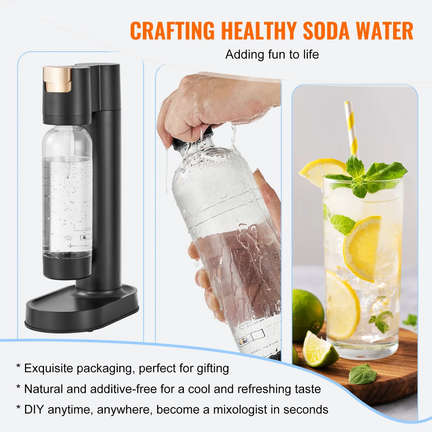 Carbonating Bottle - Home Soda Maker