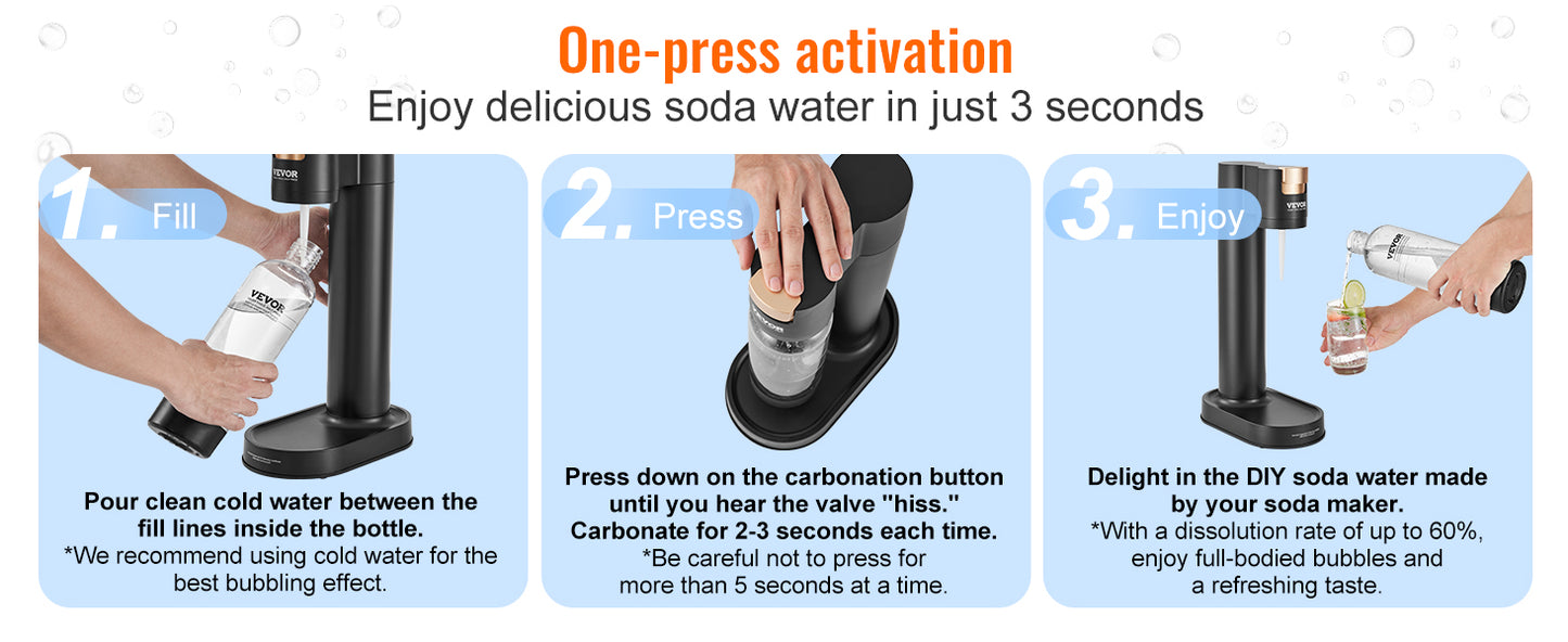 Carbonating Bottle - Home Soda Maker