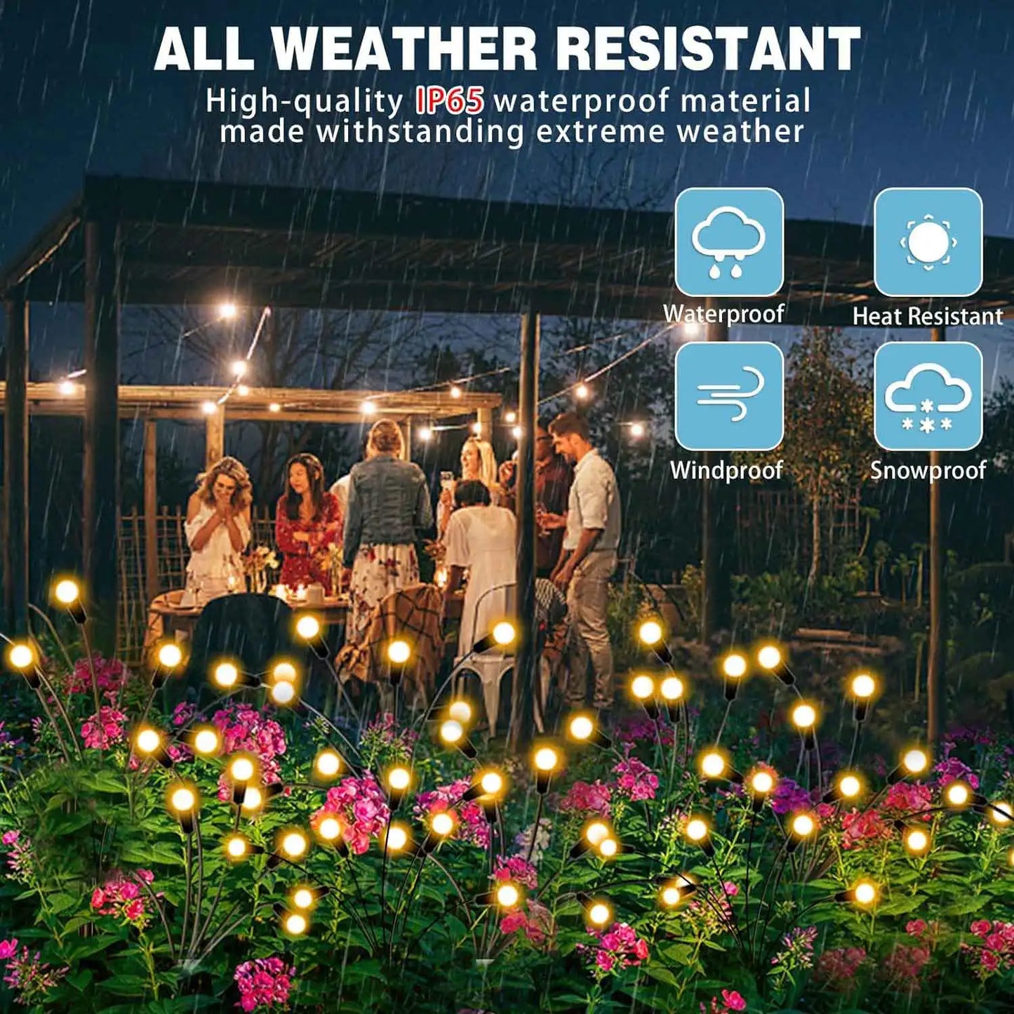 Solar Firefly Garden Lights – Waterproof & Vibrant Outdoor Decoration (New 2025 Upgrade)