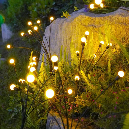Solar Firefly Garden Lights – Waterproof & Vibrant Outdoor Decoration (New 2025 Upgrade)