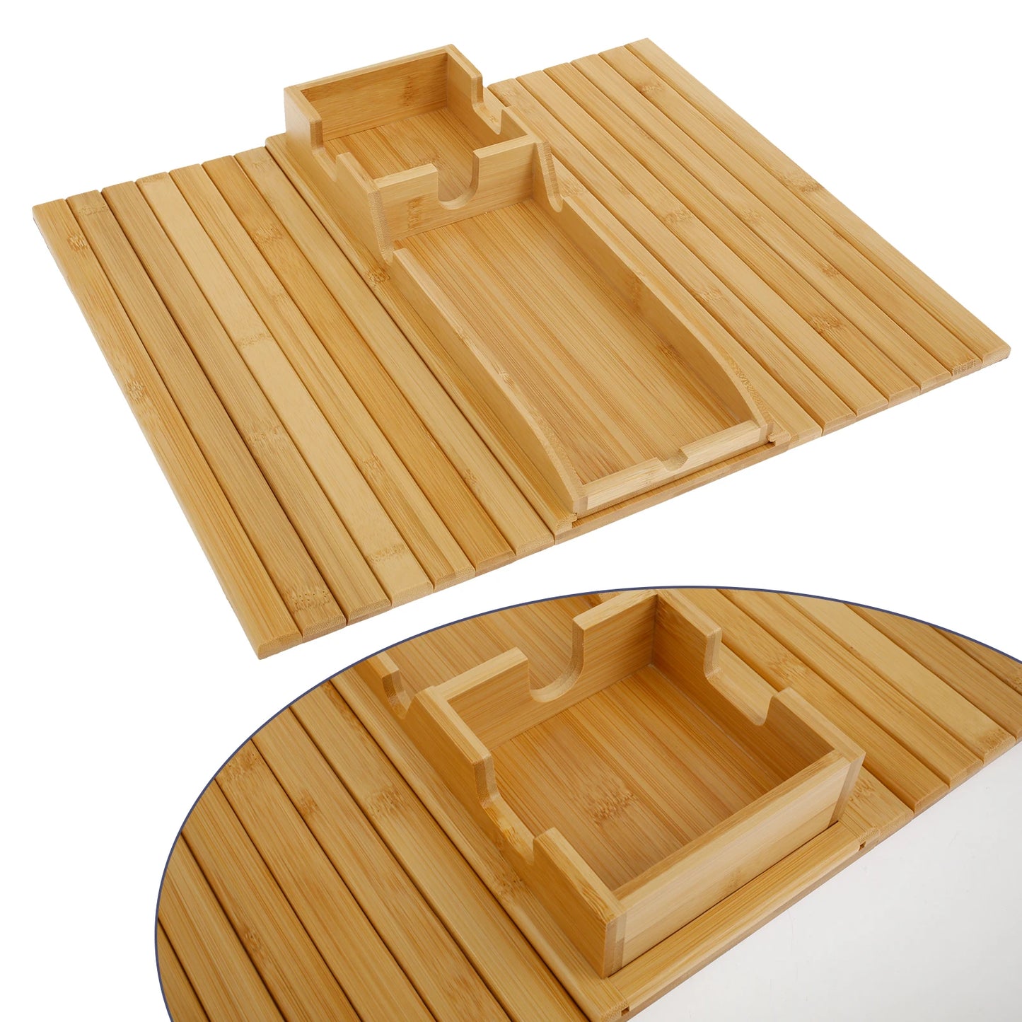 Bamboo Couch Cup Holder