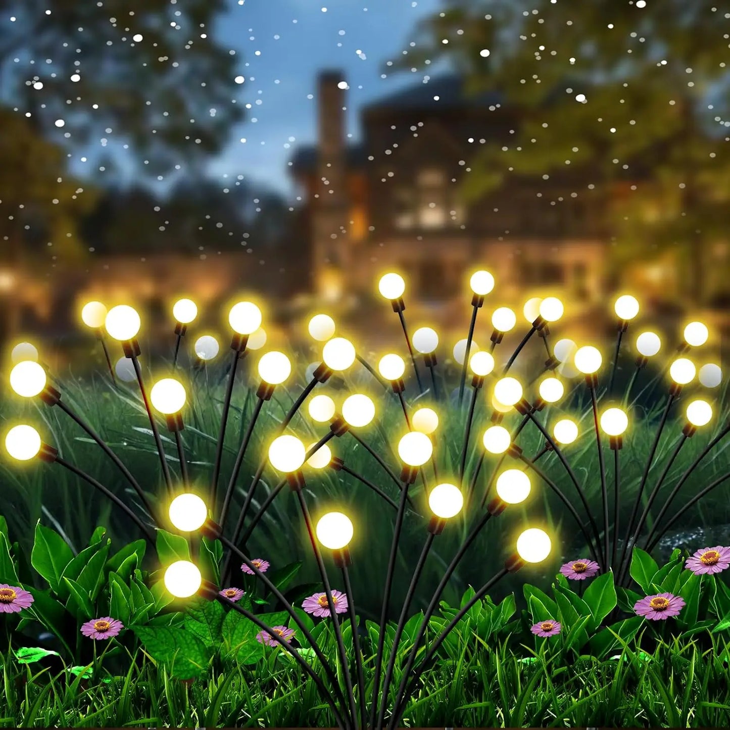Solar Firefly Garden Lights – Waterproof & Vibrant Outdoor Decoration (New 2025 Upgrade)