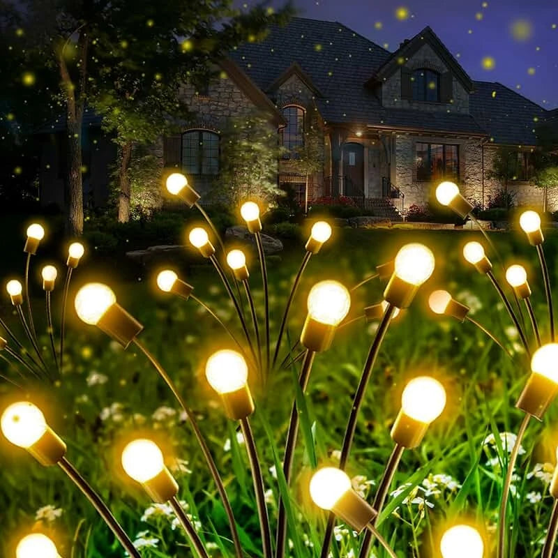 Solar Firefly Garden Lights – Waterproof & Vibrant Outdoor Decoration (New 2025 Upgrade)