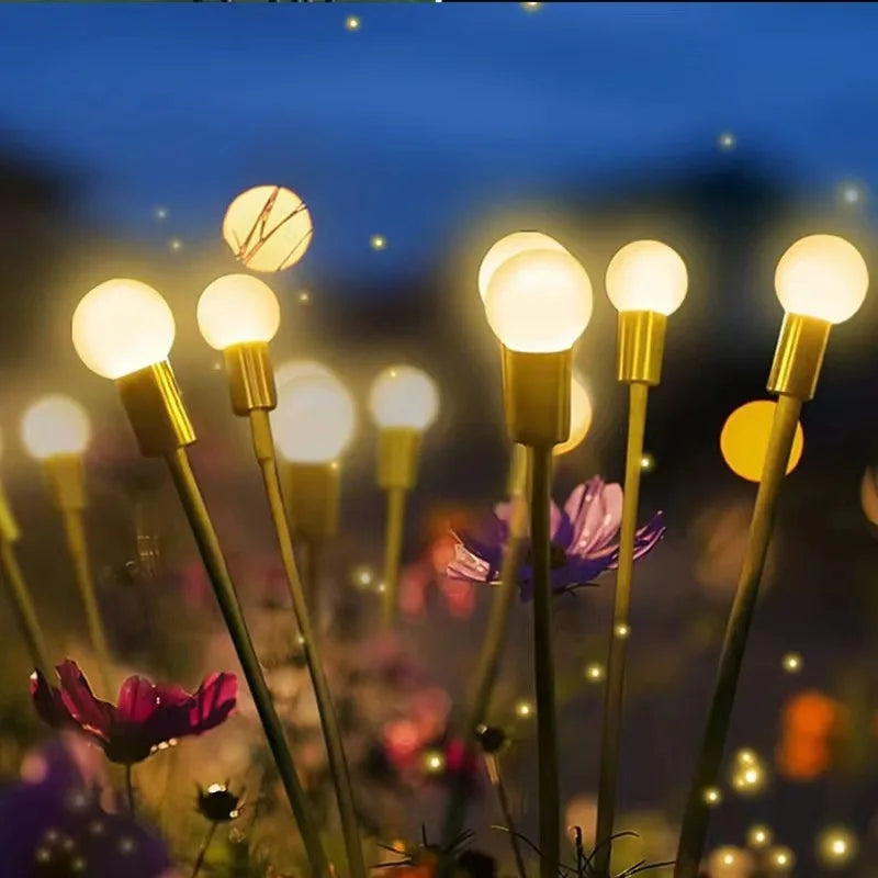 Solar Firefly Garden Lights – Waterproof & Vibrant Outdoor Decoration (New 2025 Upgrade)
