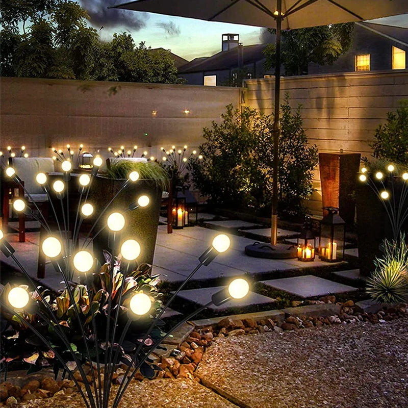 Solar Firefly Garden Lights – Waterproof & Vibrant Outdoor Decoration (New 2025 Upgrade)