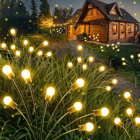 Solar Firefly Garden Lights – Waterproof & Vibrant Outdoor Decoration (New 2025 Upgrade)
