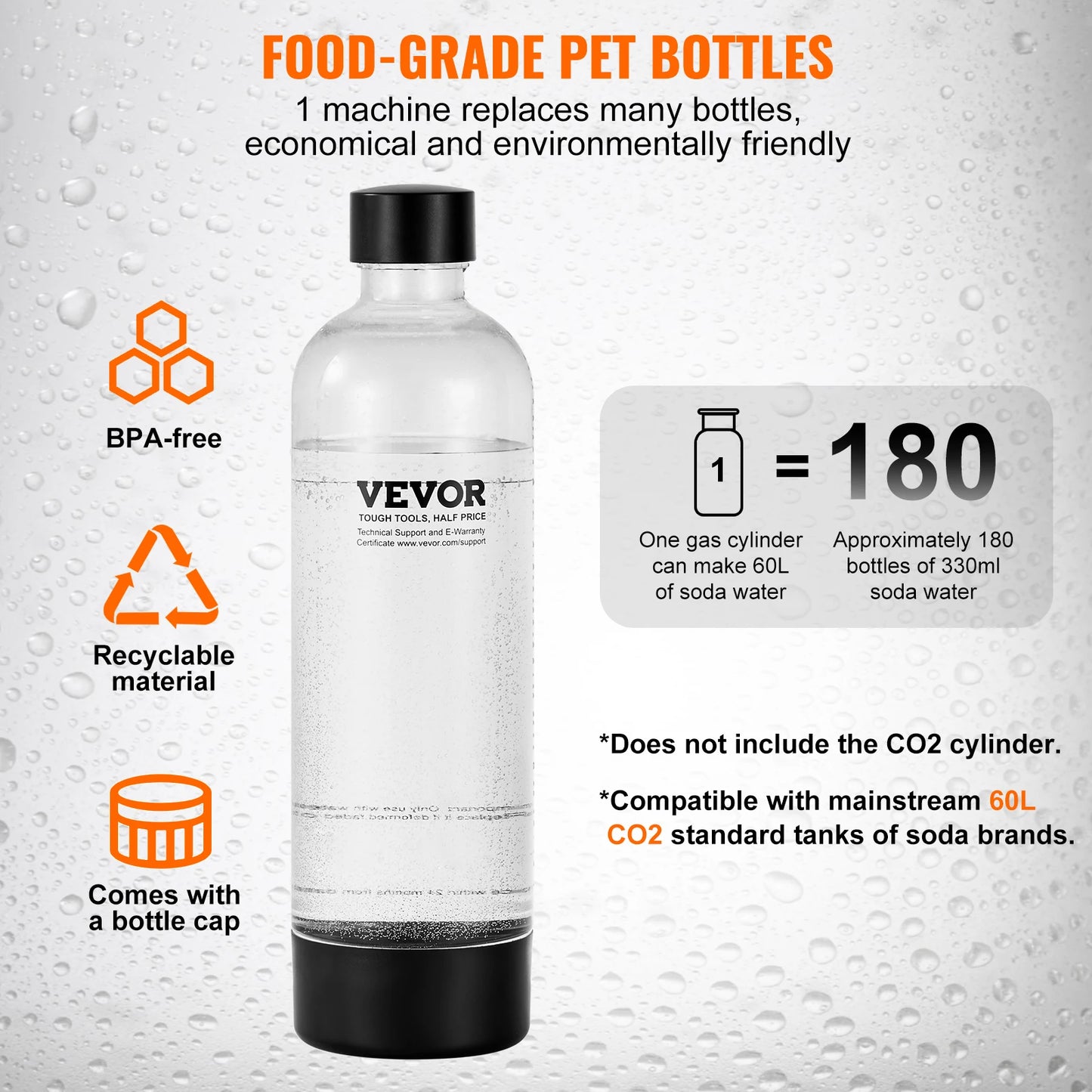 Carbonating Bottle - Home Soda Maker