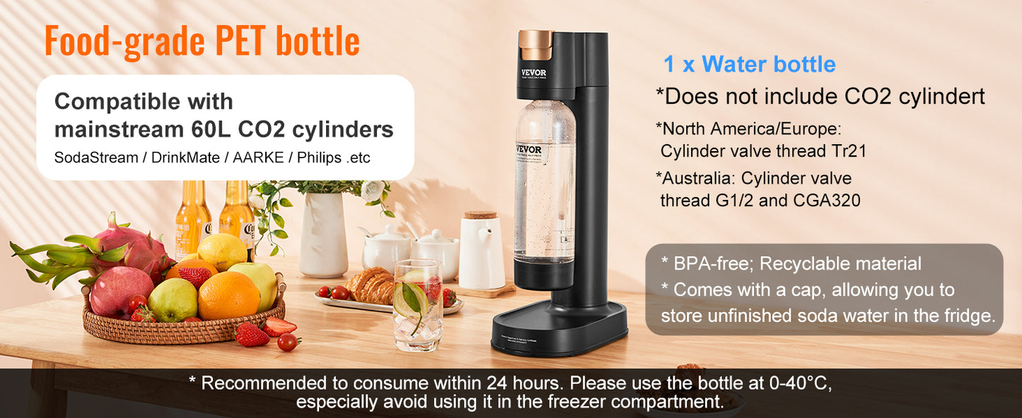 Carbonating Bottle - Home Soda Maker